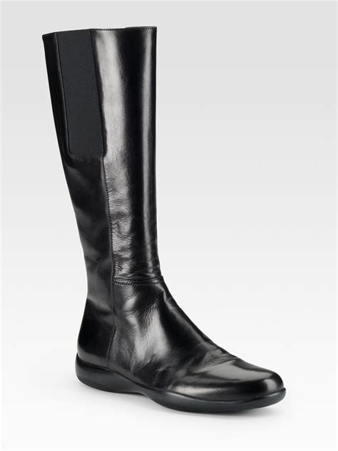 prada flata|flat prada boots.